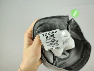 jeansy z asymetrycznym zapieciem: Toxik3, Jeansy damskie, M — 5
