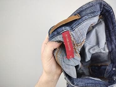 czarne jeansy pull: River Island, Jeansy damskie, rozmiar L — 4