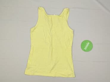 bluzka żółta w czarne paski: H&M, Top damski, rozmiar M — 3