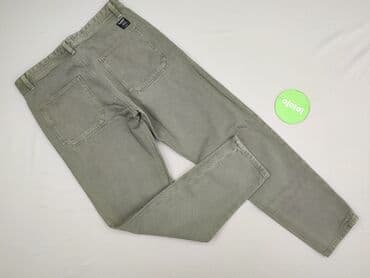 spodnie w paski pull and bear: PULL&BEAR, Material trousers for women, size S — 4