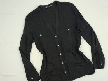 niebieska satynowa sukienka zara: Zara, Women`s shirt, size S (EU 36) — 1