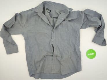 jaka koszula do szarej marynarki: Shirt for men, size L — 2