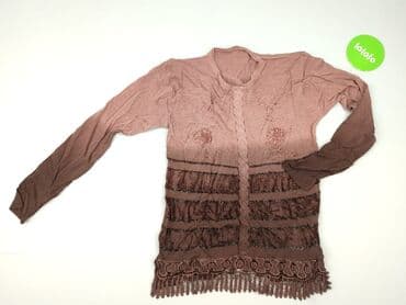 bluzka z kwiatem 3d h: Women's blouse, size S (EU 36) — 2
