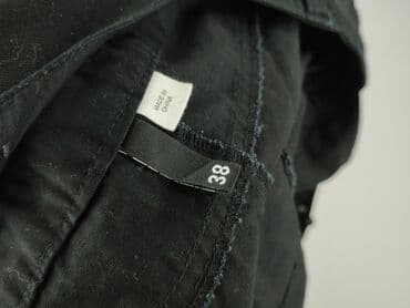 jeansy z asymetrycznym zapieciem: Ogrodniczki damskie, rozmiar M — 4