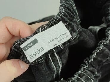 czarne spodnie damskie stradivarius: Bershka, Jeansy damskie, rozmiar XS — 4