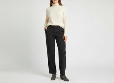 buty do garnituru badura: Spodnie materiałowe damskie, rozmiar L — 6