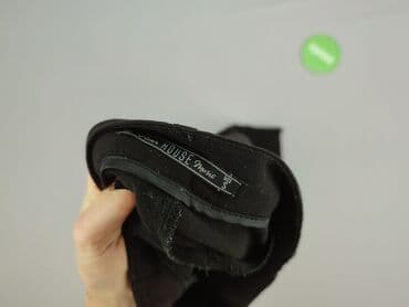 czarne satynowe spodnie zara: Spodnie materiałowe damskie, rozmiar S — 4