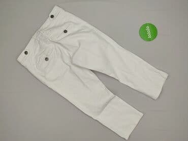 biale szerokie jeansy: Jeansy damskie, rozmiar S — 3