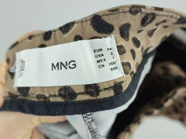 spodnie w panterkę stradivarius: MNG, Spodnie materiałowe damskie, rozmiar XS — 4