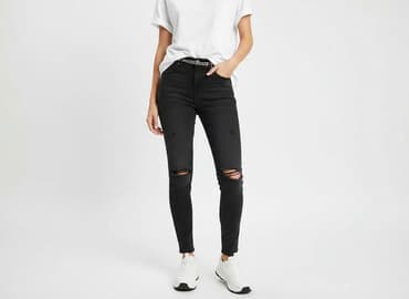 topshop jeansy: Topshop, Jeansy damskie, rozmiar S — 8