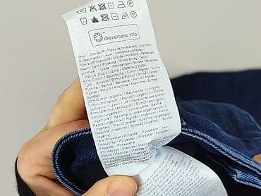 granatowe jeansy: Jeansy damskie, rozmiar S — 6