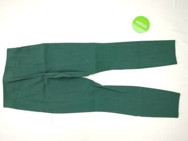 krótkie spodenki do grubych rajstop: H&M, Material trousers for women, size M (EU 38) — 3