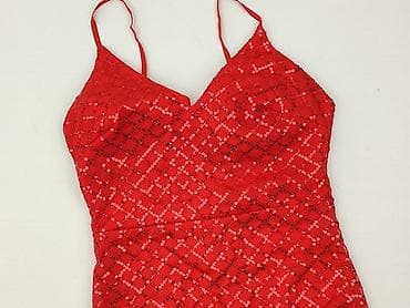 sukienki czerwone mini: Sukienka damska, rozmiar L — 1