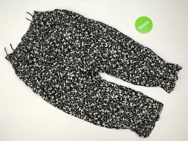 spodnie plus size: Material trousers for women, size L — 4