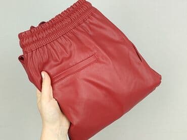 woskowane legginsy z wysokim stanem zara: Zara, Material trousers for women, size L (EU 40) — 5