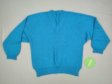 sweter turkusowy: Sweter damski, rozmiar One size — 3