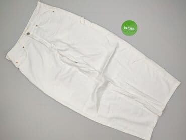 biale szerokie jeansy: DENIM JEANS, Jeansy damskie, rozmiar XL — 3