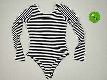 bluzki basic w paski: H&M, Body damskie, rozmiar S — 3