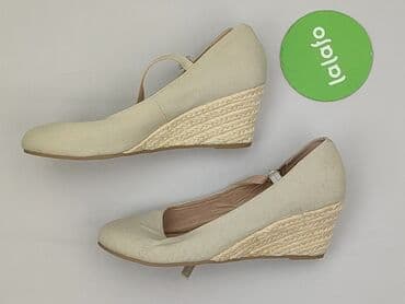 beżowe buty na koturnie ccc: Bonprix, Półbuty damskie, 41 — 2