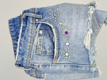 szorty z wysokim stanem h m: H&M Divided, Szorty damskie, rozmiar S — 6