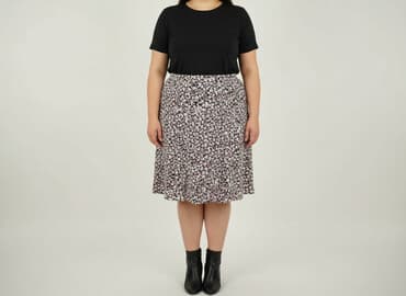 spódnice midi plisowane czarne: Spódnica damska, rozmiar 4XL — 6