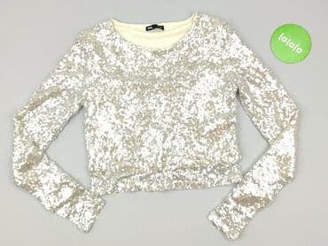 jakie buty do srebrnej sukienki: Sinsay, Top damski, M — 2