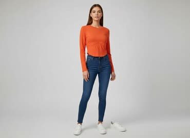 białe bluzki ze zlotym nadrukiem: Goldi, Bluzka damska, rozmiar M — 7