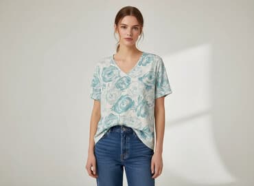 lawendowa bluzki damskie: BM, Bluzka damska, rozmiar M — 6