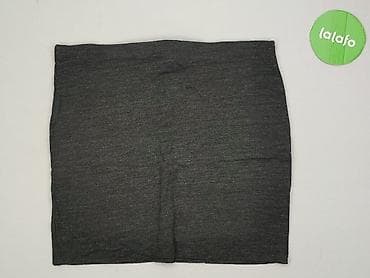 jasnoszary: H&M Basic, Spódnica damska, rozmiar M — 3