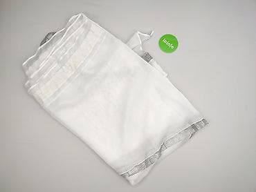 Дім і сад: Biała, lekka firana z transparentnego woalu, wykończona ozdobną taśmą — 3