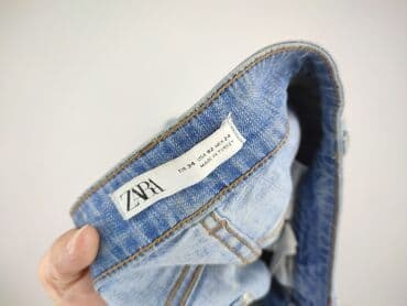 zara woskowane spodnie: Zara, Jeans for women, size XS (EU 34) — 4