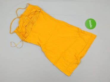 jaki kolor rajstop do złotej sukienki: Bershka, Sukienka damska, M — 3