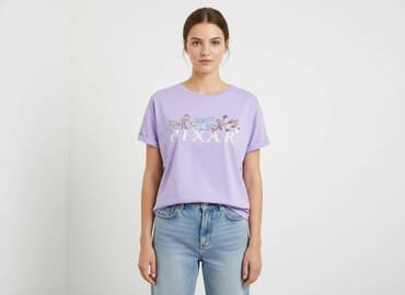 ubrania z pusheenem: House, T-shirt damski, rozmiar M — 1