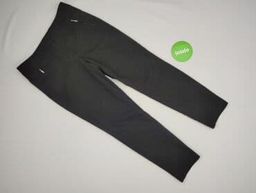 dopasowane spodnie dresowe: Papaya, Spodnie materiałowe damskie, M — 2