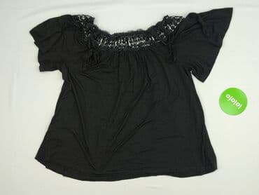 bluzki basic czarne: Bodyflirt, Bluzka damska, rozmiar 2XL — 3