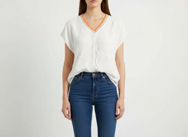 pomarańczowa marynarka mohito: Bluzka damska, rozmiar L — 7