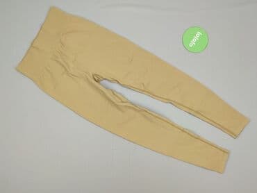 prążkowane legginsy beżowe: Legginsy Sportowe damskie, rozmiar S — 2