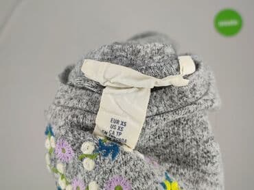 skarpeta świąteczna szara: H&M, Sweter damski, rozmiar XS — 4