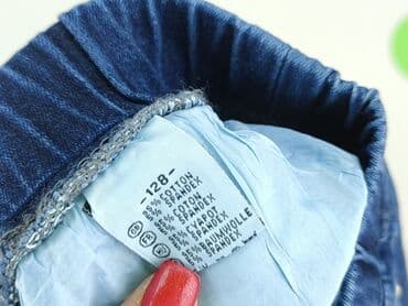 biala koszula mango: Spodnie jeansowe, 8 lat, 128, stan - Idealny — 4