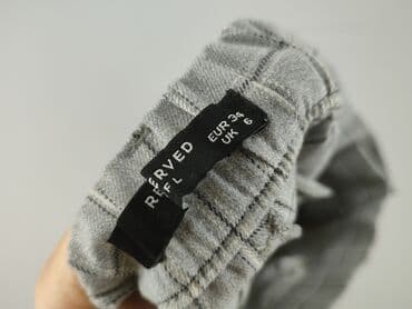 spodnie w kratke reserved: Reserved, Spodnie materiałowe damskie, rozmiar XS — 6