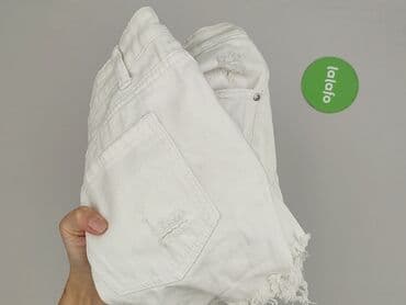 krótkie spodenki z wysokim stanem poszarpane: Szorty damskie, rozmiar M — 5