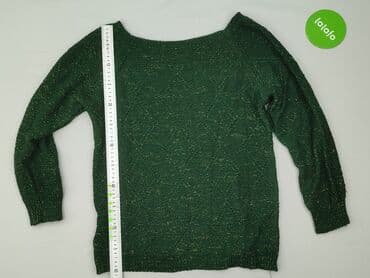 sweter z tiulowymi rękawami: Sweter damski, rozmiar M — 4