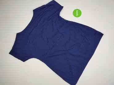 niebieska satynowa sukienka zara: Bluzka damska, rozmiar 6XL — 3