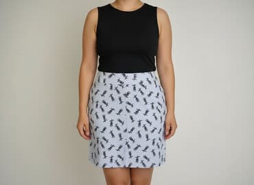 spodenko spódniczka plus size: Spódnica damska, rozmiar 3XL — 5