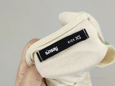 koszulka na ramiączkach jedwabna: Sinsay, T-shirt damski, rozmiar XS — 4