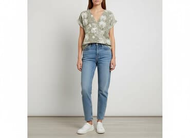 hm bluzki z krótkim rękawem: H&M, Bluzka damska, rozmiar M — 7