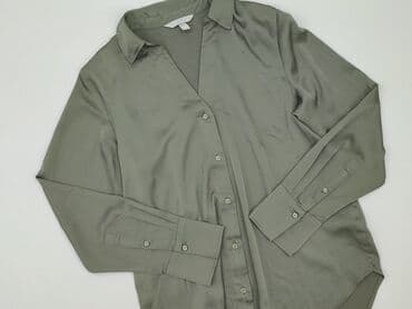 szara bluzka h m: H&M, Koszula damska, rozmiar S — 1