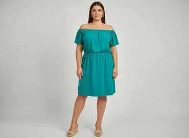 tureckie sukienki plus size: Sukienka damska, rozmiar 3XL — 6