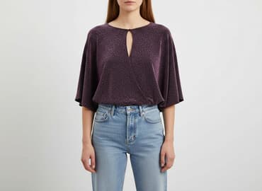 srebrne bolerko do sukienki: Bershka, Kardigan damski, rozmiar XS — 6