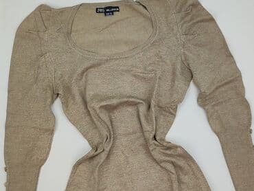 sweter z tiulowymi rękawami: Sweter damski, rozmiar S — 1